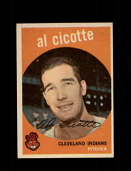 1959 AL CICOTTE TOPPS #57 INDIANS *0819