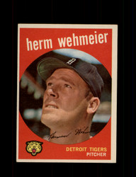 1959 HERM WEHMEIER TOPPS #421 TIGERS *0821