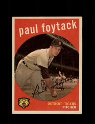 1959 PAUL FOYTACK TOPPS #233 TIGERS *0825