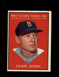 1961 JACKIE JENSEN TOPPS #476 RED SOX *0848