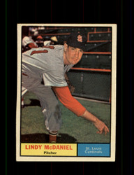 1961 LINDY MCDANIEL TOPPS #266 CARDINALS *0864
