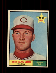 1961 JIM BAUMER TOPPS #292 REDS *0887