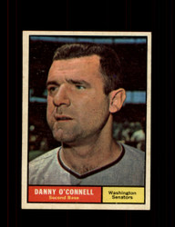 1961 DANNY O'CONNELL TOPPS #318 SENATORS *0890