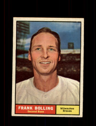 1961 FRANK BOLLING TOPPS #335 BRAVES *0938