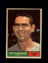 1961 TEX CLEVENGER TOPPS #291 ANGELS *0948