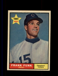 1961 FRANK FUNK TOPPS #362 INDIANS *0954