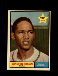 1961 WINSTON BROWN TOPPS #391 WHITE SOX *0975