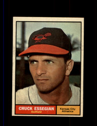 1961 CHUCK ESSEGIAN TOPPS #384 ATHLETICS *0959