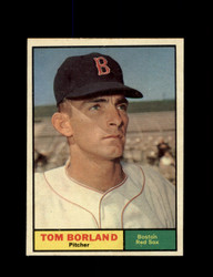 1961 TOM BORLAND TOPPS #419 RED SOX *0962