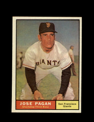 1961 JOSE PAGAN TOPPS #279 GIANTS *0974