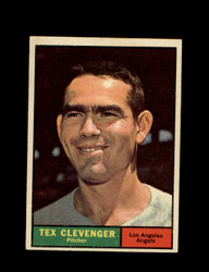 1961 TEX CLEVENGER TOPPS #291 ANGELS *0976