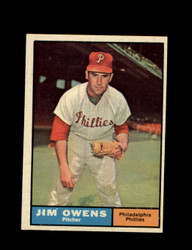 1961 JIM OWENS TOPPS #341 PHILLIES *0980