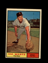 1961 VIC WERTZ TOPPS #340 RED SOX *0981