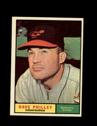 1961 DAVE PHILLEY TOPPS #369 ORIOLES *0988
