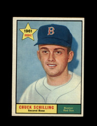 1961 CHUCK SCHILLING TOPPS #499 RED SOX *0993
