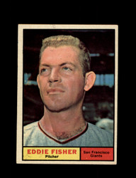 1961 EDDIE FISHER TOPPS #366 GIANTS *G1013