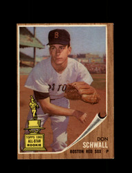 1962 DON SCHWALL TOPPS #35 RED SOX *G1032