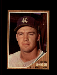 1962 DERON JOHNSON TOPPS #82 ATHLETICS *G1041