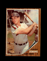 1962 JOHNNY ROMANO TOPPS #330 INDIANS *G1052