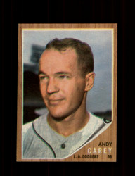 1962 ANDY CAREY TOPPS #418 DODGERS *G1089