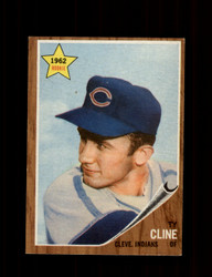 1962 TY CLINE TOPPS #362 INDIANS *G1092