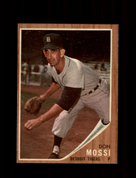 1962 DON MOSSI TOPPS #105 TIGERS *G1095