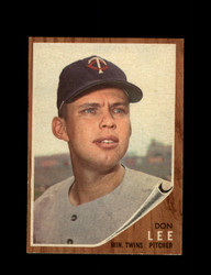 1962 DON LEE TOPPS #166 TWINS *G1106