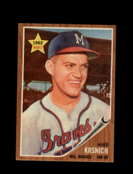 1962 MIKE KRSNICH TOPPS #289 BRAVES *G1126