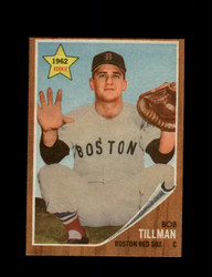 1962 BOB TILLMAN TOPPS #368 RED SOX *G1170