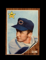 1962 TY CLINE TOPPS #362 INDIANS *G1182