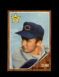 1962 TY CLINE TOPPS #362 INDIANS *G1193