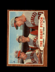 1962 PURKEY TURNER JAY THE RIGHT PITCH TOPPS #263 REDS *G1203