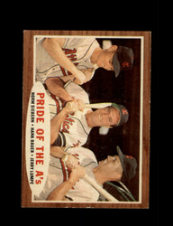 1962 PRIDE OF THE A'S TOPPS #127 ATHLETICS *G1204