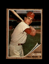 1962 JOHNNY CALLISON TOPPS #17 PHILLIES *G1227