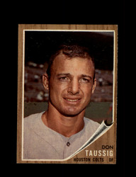 1962 DON TAUSSIG TOPPS #44 COLTS *G1229