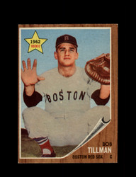 1962 BOB TILLMAN TOPPS #368 RED SOX *G1234