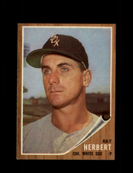 1962 RAY HERBERT TOPPS #8 WHITE SOX *G1257