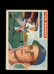 1956 TOM BREWER TOPPS #34 RED SOX *G1415