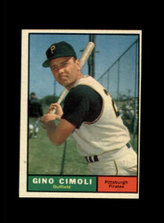 1961 GINO CIMOLI TOPPS #165 PIRATES *G1506