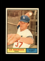 1961 ED ROEBUCK TOPPS #6 DODGERS *G1543