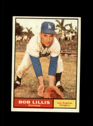 1961 BOB LILLIS TOPPS #38 DODGERS *G1573