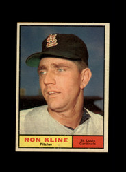 1961 RON KLINE TOPPS #127 CARDINALS *G1586