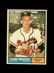 1961 CARL WILLEY TOPPS #105 BRAVES *G1588