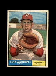 1961 CLAY DALRYMPLE TOPPS #299 PHILLIES *G1589