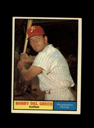 1961 BOBBY DEL GRECO TOPPS #154 PHILLIES *G1601