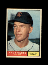 1961 ANDY CAREY TOPPS #518 ATHLETICS *G1602
