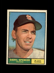 1961 DARYL SPENCER TOPPS #357 CARDINALS *G1613