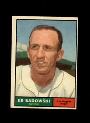 1961 ED SADOWSKI TOPPS #163 ANGELS *G1615