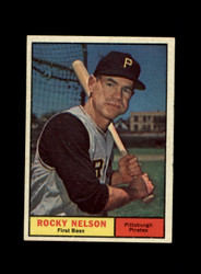 1961 ROCKY NELSON TOPPS #304 PIRATES *G1618