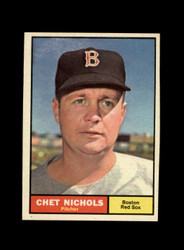 1961 CHET NICHOLS TOPPS #301 RED SOX *G1619